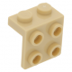 LEGO fordító elem 1 x 2 - 2 x 2, sárgásbarna (44728)